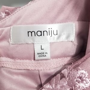 Semi-Formal Dress, Size L, Rose Colored